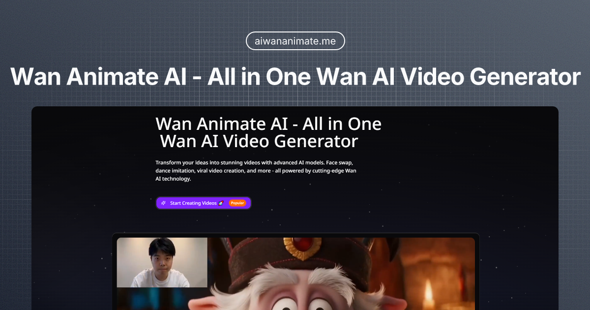 Wan animate screenshot 1